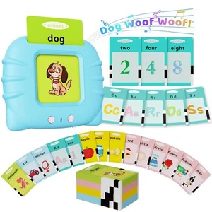 Toddler Toys Talking Flash Cards for 1 2 3 4 5 6 Year Old Boys and Girls, Aut... - Picture 1 of 7