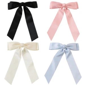 Sweet Bowtie Hair Clip Girls Hair Styling Clip Antislip Women Hair Decoration - Picture 1 of 12