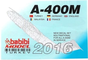 1/72 Airbus A400M Decal Set- RAF, German, French, Turkish, Malaysian - DDT-01020 - Picture 1 of 12
