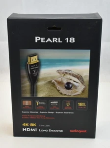 Cavo HDMI AudioQuest ""Pearl"". 7,5 m. 4K UHD. Rivenditore nuovo autorizzato UK - Foto 1 di 5