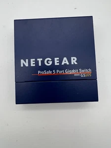 NetGear ProSafe GS105 - 5 Port Gigabit Ethernet Switch - No AC Power Cord Used - Picture 1 of 4
