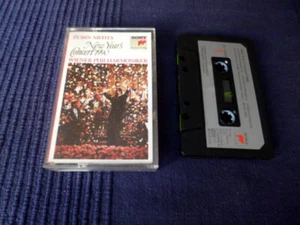 MC KASSETTE Zubin Mehta New Year's Concert 1990 Wiener Philharmoniker SONY TAPE - Picture 1 of 5