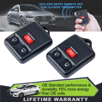 2 Llavero de coche remoto para Ford Explorer F-150 1999 2000 2001 2002 2003 2004 2005 Foto 1 de 4