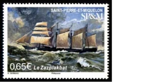 Pierre Miquelon 2023 SPM boat trawler ship LE ZAZPIAKBAT barca boot chalutier 1v - Picture 1 of 1