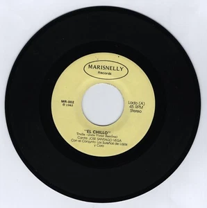 JOSE SANTIAGO El Chillo / Gozando La Navidad MARISNELLY RECORDS 7" 45rpm Single - Picture 1 of 2