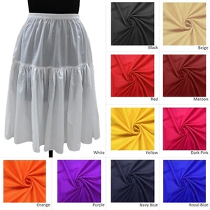 Women Half Slip Ruffle Dress Extender  Cotton Frill Underskirt Lingerie Skirt - Picture 1 of 6