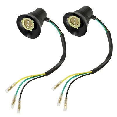 2x Cable de enchufe de faros para Yamaha Banshee 350 YFZ350 1987 1988 1989 1990-1995 Foto 1 de 4