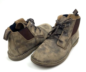 Botas de cuero marrón rústico Chelsea con cordones Blundstone para hombre EE. UU. 10,5 - Imagen 1 de 10
