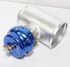 Emusa Universal Blow Off Valve 50Mm V Band Bov Blue & 4" Adapter For Accord Crx