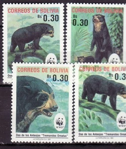 E1105 - Bolivia 1991 - MNH - Dieren / Animals (Bears) WWF/WNF - Picture 1 of 1