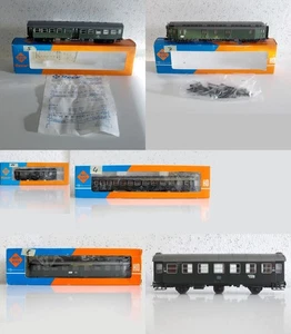 6x ROCO Personen-, Schnellzug-, Post-, Umbauwagen Spur H0 Modelleisenbahn OVPs - Bild 1 von 14