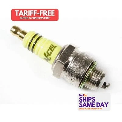 Paquete de 8 bujías de asiento con junta roscada Accel ACL8197 14 mm de rendimiento Foto 1 de 4