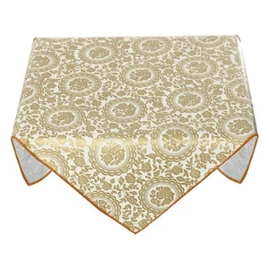 Oil Water Vinyl Square 24" x 24" Tablecloth Flower Printed - Picture 1 of 8