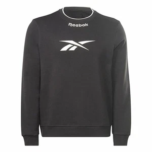 Sudadera sin Capucha Hombre Reebok RI Arch Logo Vector Blanco Negro - Imagen 1 de 7
