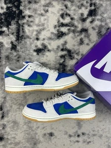 Nike SB Dunk Low Pro ‘Phantom/Malachite-Hyper Royal’ - UK 8/EU 42.5 - HF3704 001 - Picture 1 of 17