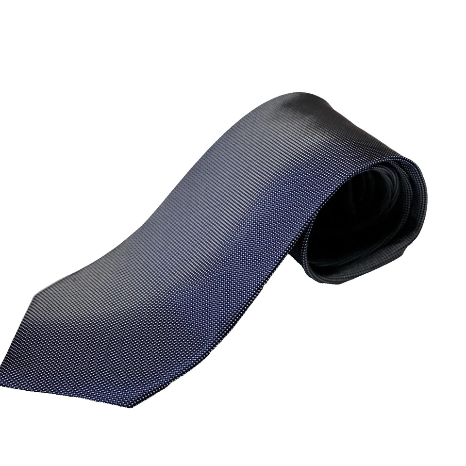 Corbata Brooks Brothers Makers seda azul marino vintage 3,75" x 58" micro punto Foto 1 de 4