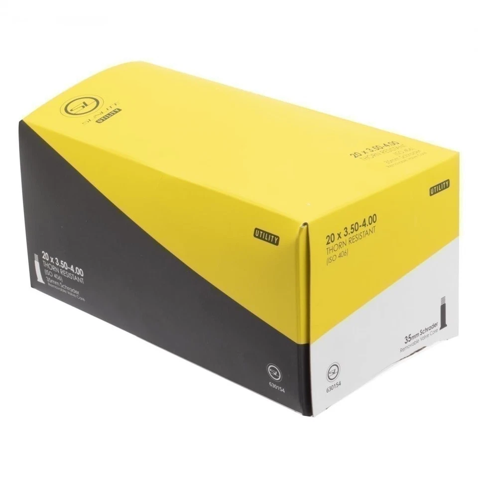 Sunlite Utili-T Thorn Resistant Schrader Valve Tubes 20x3.50-4.00 SV 35mm 0d - Image 1 of 1