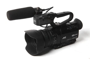 JVC GY-HM200U 4k Professional Camcorder + Adapter + Battery - 4805 hours READ - Picture 1 of 6
