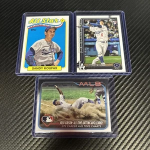 ⚾️2024 Topps Series 2 1989 Topps Baseball All-Stars Sandy Koufax, Josh Gibson⚾️ - Bild 1 von 8