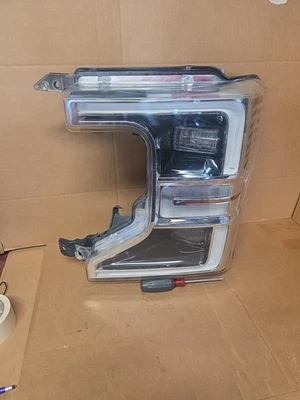 2020-2022 Ford F250SD F350SD LEFT LH DRIVER SIDE HEADLIGHT LED CHROME OEM H195 - Image 1 of 4