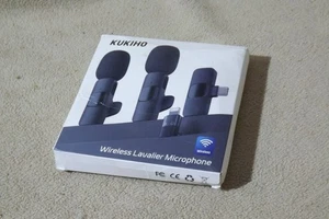 KUKIHO 2 Pack Wireless Lavalier Microphone for iPhone iPad and Android Phone,... - Picture 1 of 3
