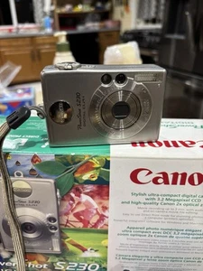 Cargador de batería Canon Powershot S230 3,2 megapíxeles 2 hombre todo el software 64 gig CFC  - Imagen 1 de 14