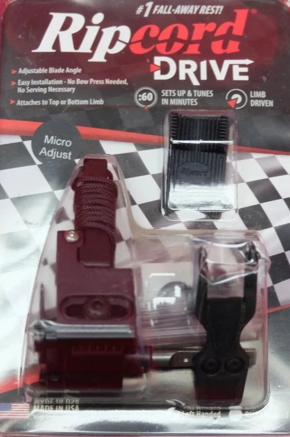 RIPCORD -DRIVE MICRO limb driven   fallaway rest LEFT HAND  *NEW* bow arrow rest - Image 1 of 1