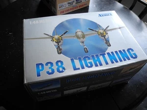 Ultra RARE Franklin Mint / Armour P-38 Lightning, 1:48 Perfect Rare Version! - Picture 1 of 6
