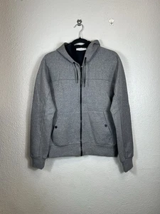 Sandro Paris Hooded Bomber Jacket Women’s Gray Size Small - Picture 1 of 9
