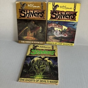 Vintage Lot of 3 Shivers MD Spenser Horror PB Books #17,19,24 The Thing Room 601 - Imagen 1 de 18