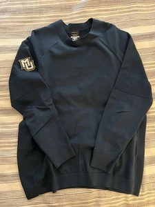 Nike Golf Tiger Woods Marquette Men's Wool Blend Knit Golf Sweater Navy Size L - Picture 1 of 5