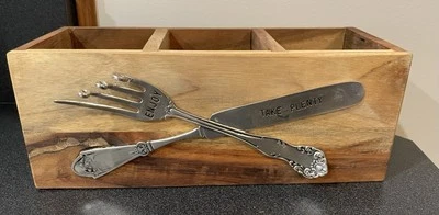 Nuevo soporte para utensilios de madera de mango de tres secciones Foto 1 de 4