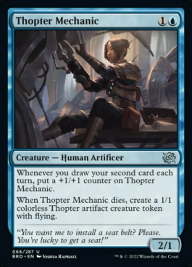 x1 Thopter Mechanic - The Brothers' War - NM - MTG - Image 1 of 1