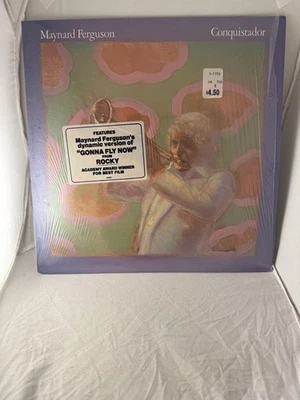 MAYNARD FERGUSON "Conquistador" original LP 1977 COLUMBIA PC 34457 Hype Sticker - Image 1 of 4
