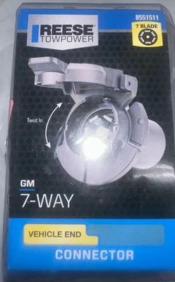 Reese Towpower 8551511 профессиональная серия 7-полосный поворотный разъем (GM) - Изображение 1 из 3