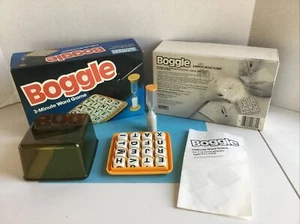 Boggle Word Game Parker Brothers 1987 Fast Fun 3 minute word game COMPLETE EUC - Picture 1 of 7