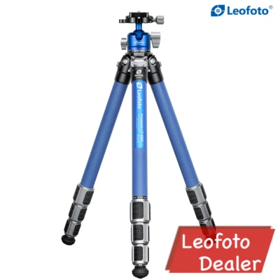 Leofoto LP-284C+LH-30-Blue Poseidon Ocean Carbon Fiber Tripod with Ballhead - Image 1 of 4