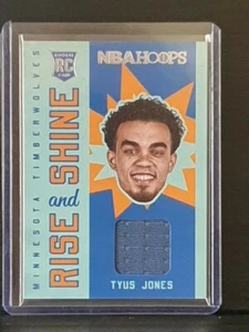 2015-16 Hoops Rise and Shine Rookie Tyus Jones Jersey Card - Minnesota T-Wolves - Picture 1 of 1