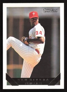 1993 Topps #622 Ben Rivera GOLD Philadelphia Phillies - Picture 1 of 2