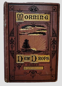 Morning Dew Drops Or The Juvenile Abstainer By CL Balfour Illustrated Book c1890 - Picture 1 of 11
