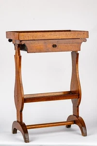 Louis XVI Walnut Side Table - Picture 1 of 4