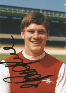 ARSENAL & NORDIRLAND: PAT RICE SIGNED 6x4 PORTRAIT PHOTO + COA - Bild 1 von 1