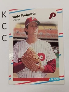 1988 Fleer MLB #301 Todd Frohwirth Philadelphia Phillies - Picture 1 of 2