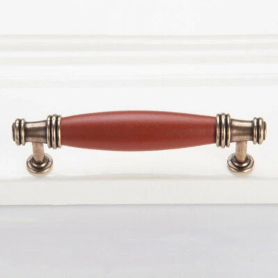 Stangengriff Antik Möbelgriffe Türgriffe Holz Schrankgriff Schubladengriffe 96mm - Bild 1 von 3