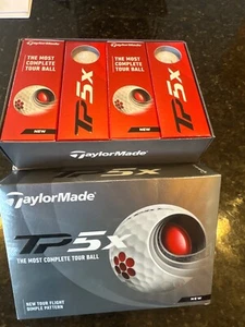 taylormade tp5x golf balls new 3 cases - Picture 1 of 2