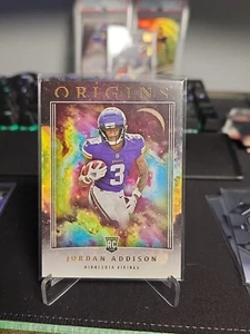 Jordan Addison Origins Rookie No. 112 Vikings - Picture 1 of 4