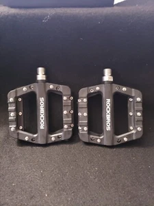 Rockbros MTB Pedals Mountain Bike Pedals Lightweight Nylon Fiber Bicycle Platfor - Picture 1 of 4