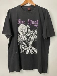 Vintage Fashion Victim Blue Blood Shirt Comic Book Shirt James O'Barr JOBARR  XL - Picture 1 of 10