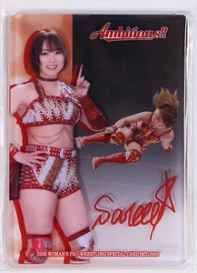 Sareee - 2023 BBM Woman's Pro Wrestling Acrylic Card Ambitious!! - Imagen 1 de 3
