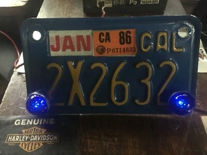 Harley-Davidson 50er Jahre Style Vintage Jewel Kennzeichenbeleuchtung Paar Bobber Chop  - Bild 1 von 12